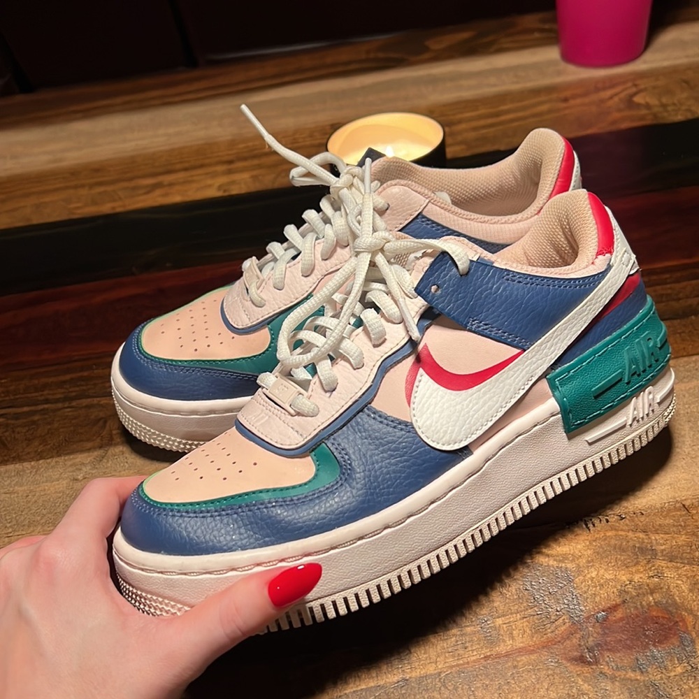 'Nike Air Force 1's' W Size 7 Multi Colored